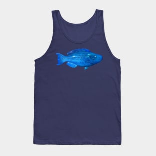 Blue Parrotfish Tank Top